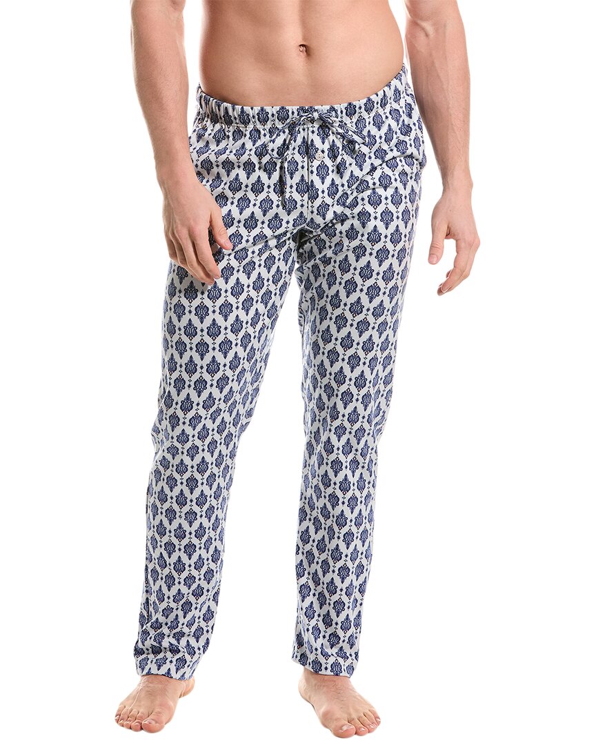 Shop Hanro Knit Lounge Pant In Blue