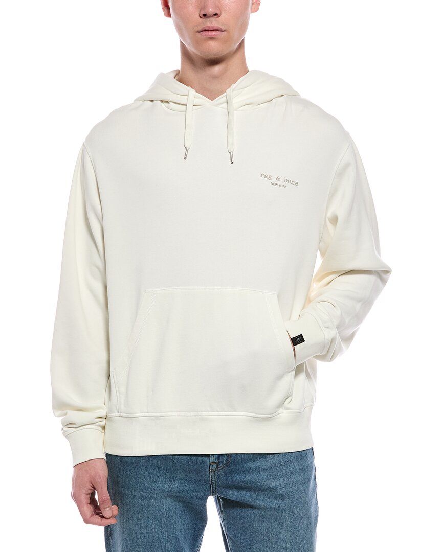 Rag & Bone Massey Terry Hoodie In White