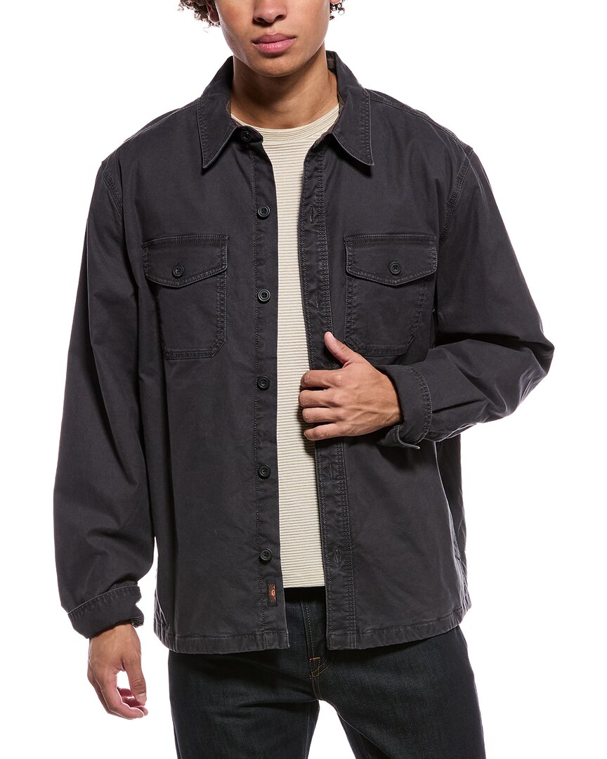 Faherty Lakeside Cpo Jacket In Gray