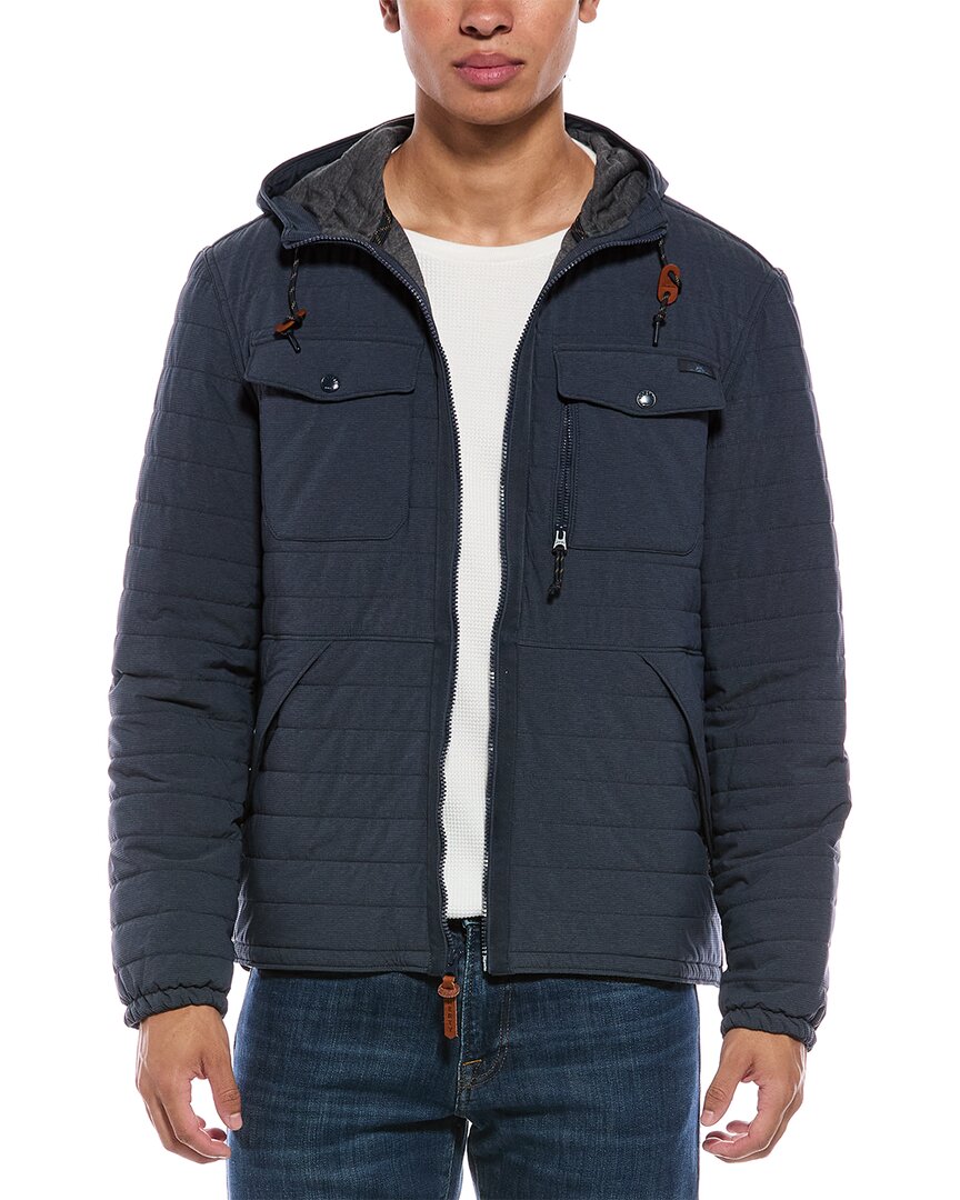 Faherty Horizon Series Jacket In Blue