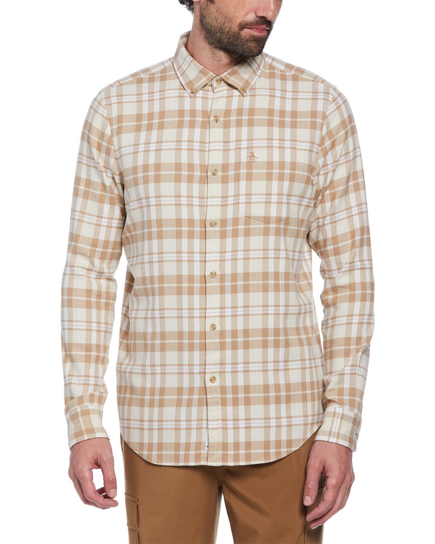 Shop Original Penguin Ecovero™ Plaid Flannel Shirt