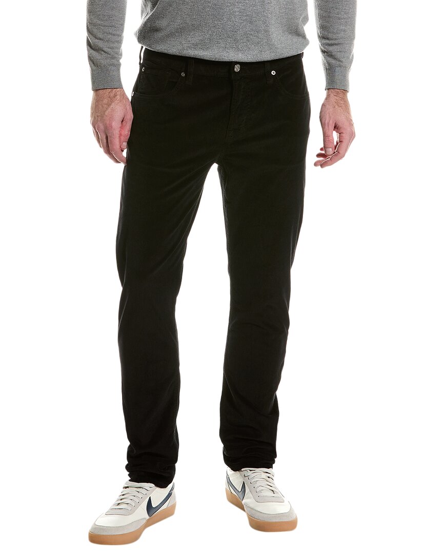 7 For All Mankind Slimmy Tapered Corduroy Pant In Black