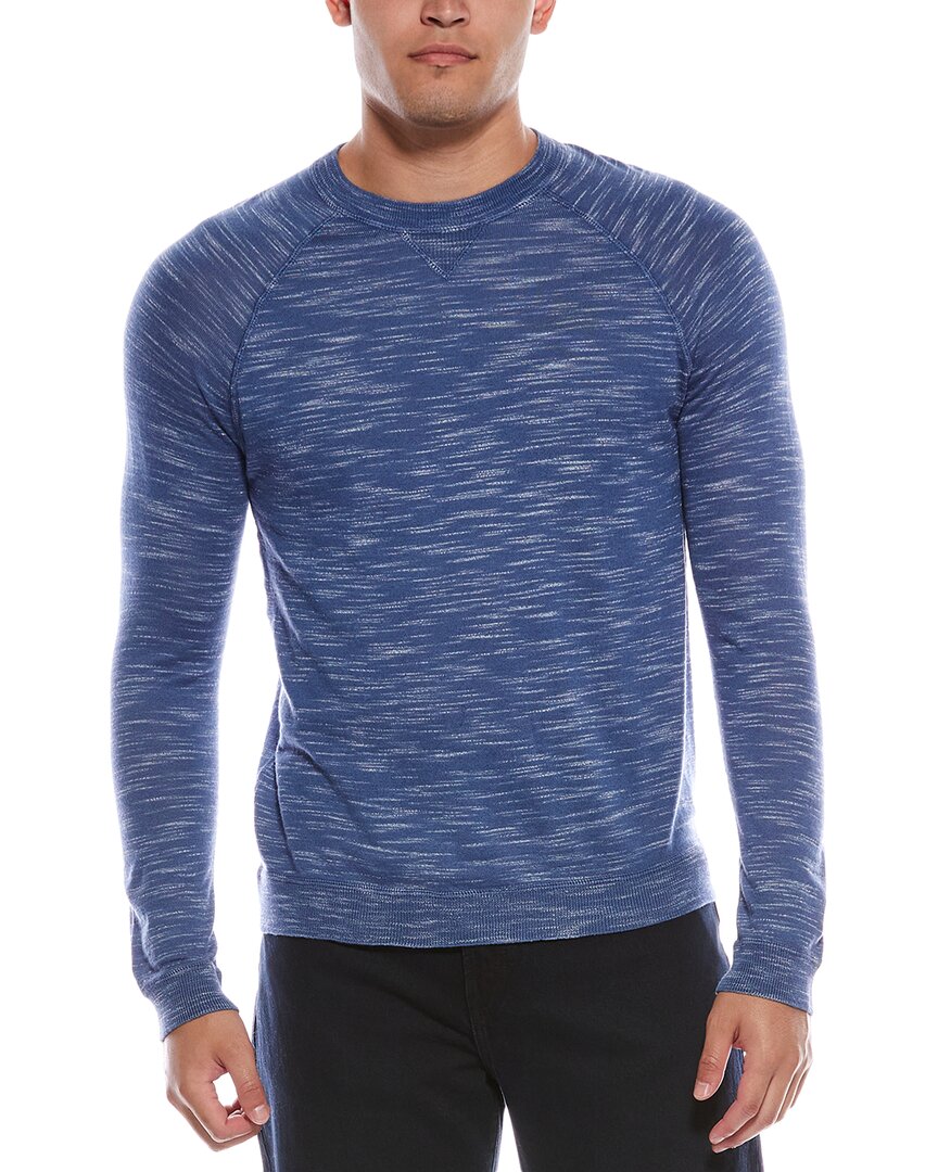 Autumn Cashmere Raglan Crewneck Sweatshirt In Blue