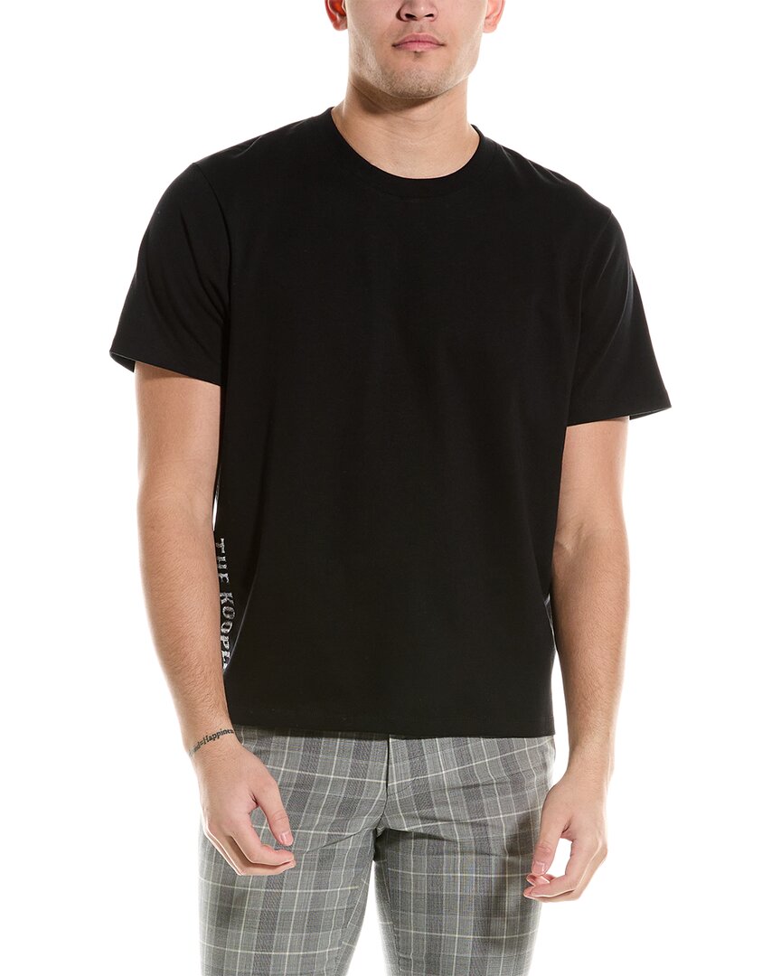The Kooples Graphic T-shirt In Black