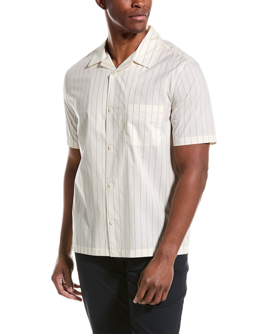 Vince Monte Stripe Shirt In White