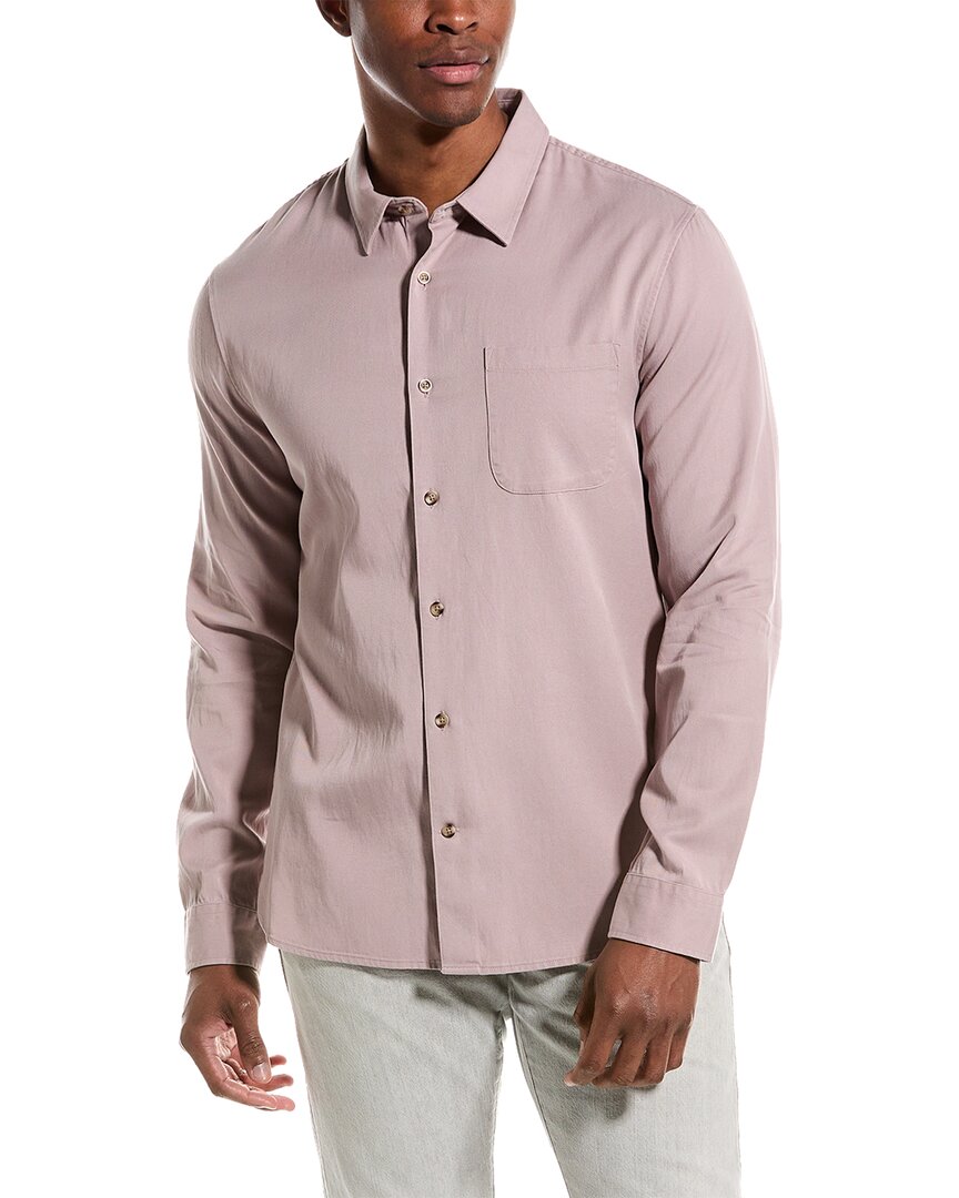 Vince Vacation Shirt In Grey