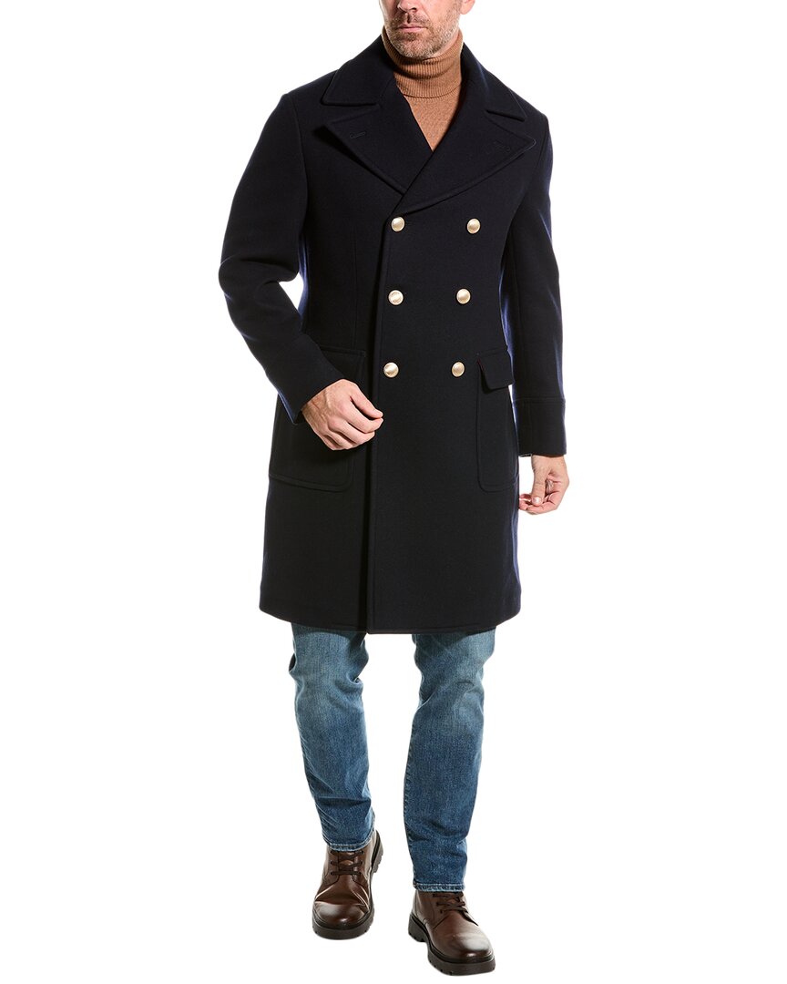 Brunello Cucinelli Wool & Cashmere-blend Peacoat