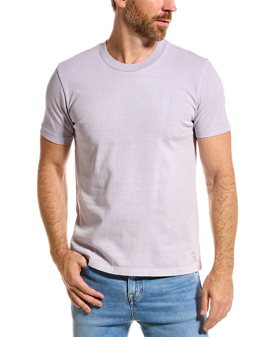 Onia Garment Dye T-shirt In Purple