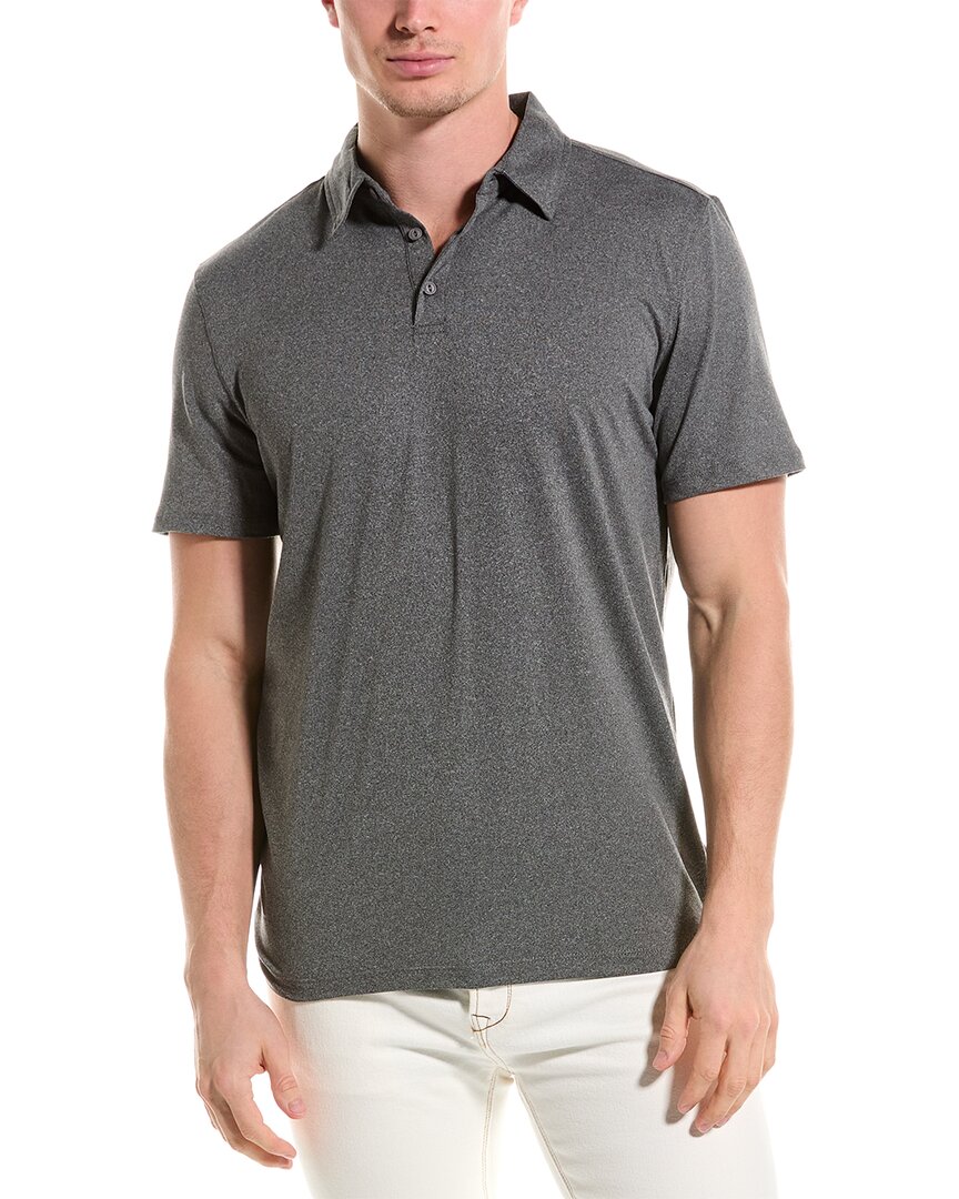 Onia Everyday Stretch-jersey Polo Shirt In Grey