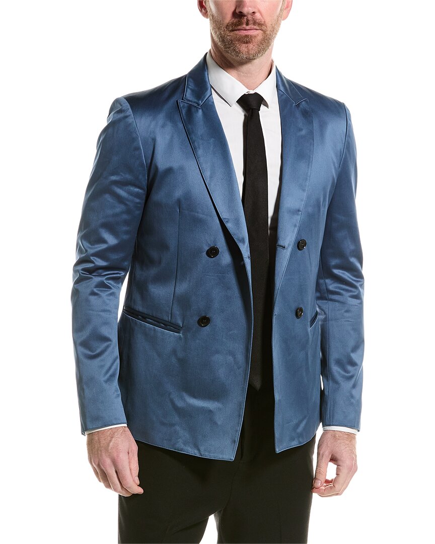 John Varvatos Slim Fit Jacket In Blue