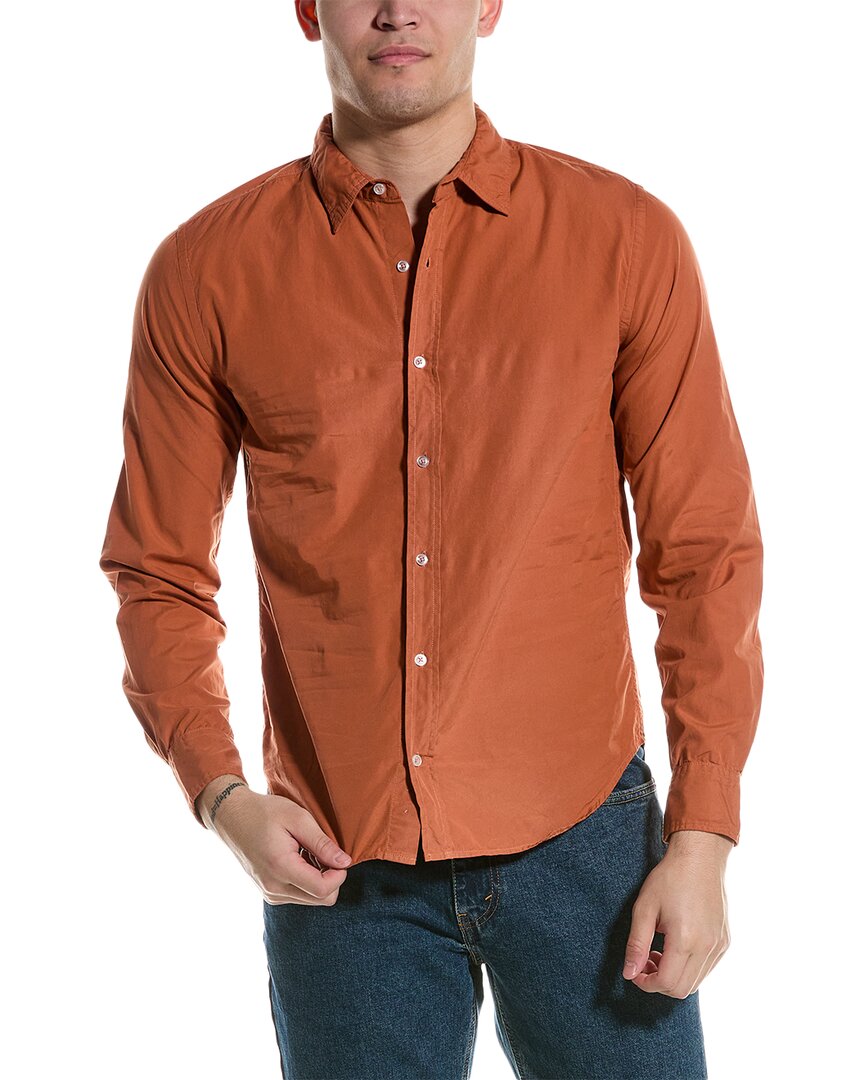 Shop Save Khaki United Easy Shirt In Orange