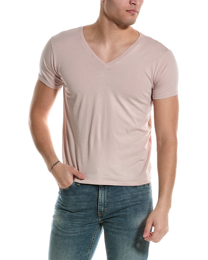 Shop Save Khaki United Layering T-shirt In Pink