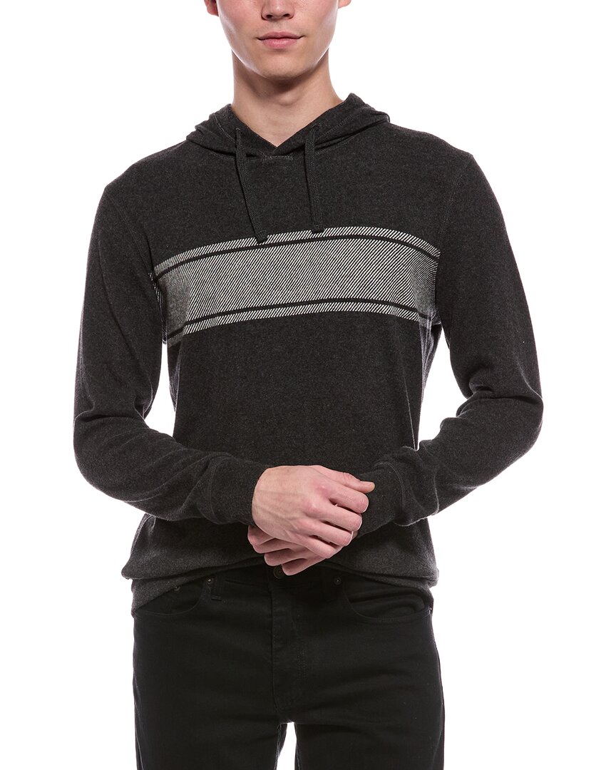Faherty Legend Sweater Hoodie In Gray