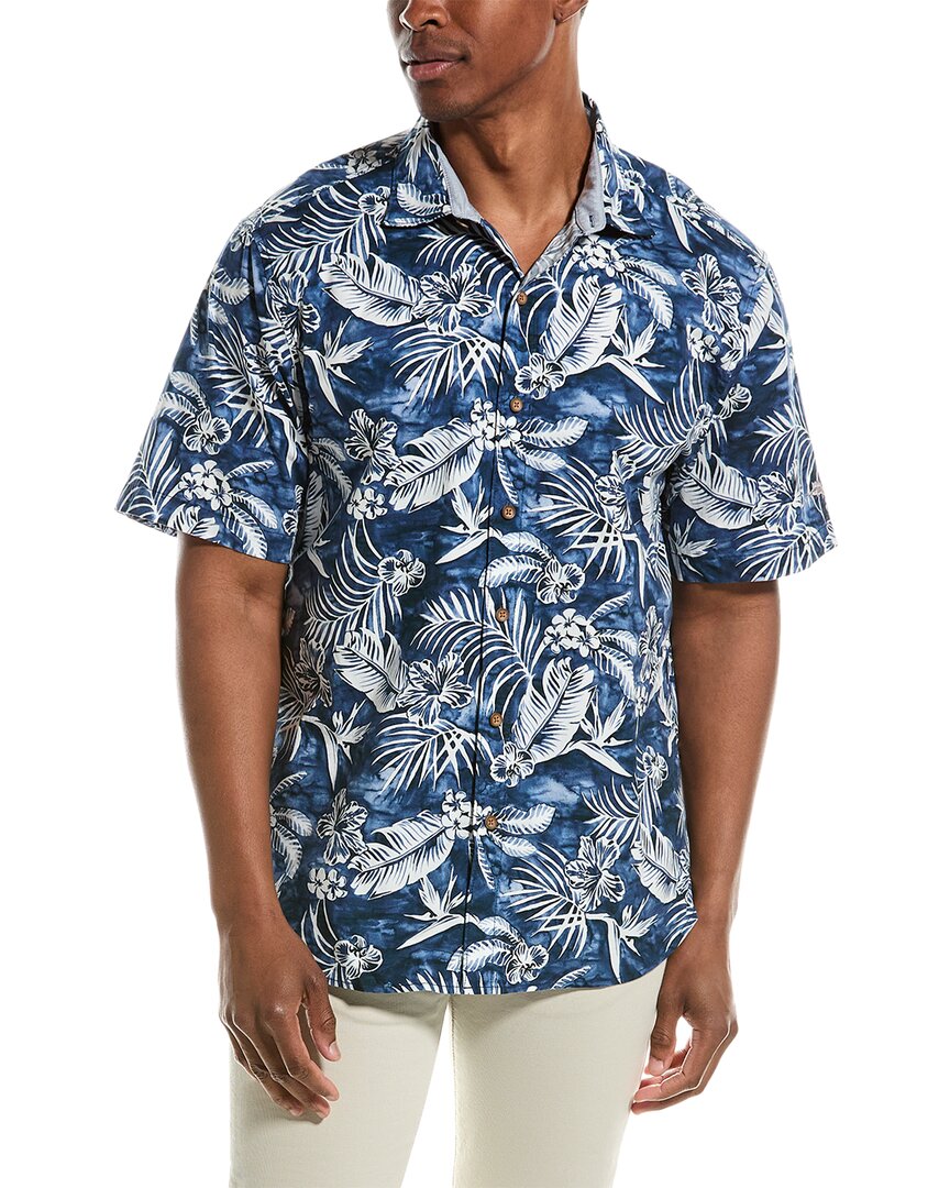 Shop Tommy Bahama Aqua Lush Shirt In Blue
