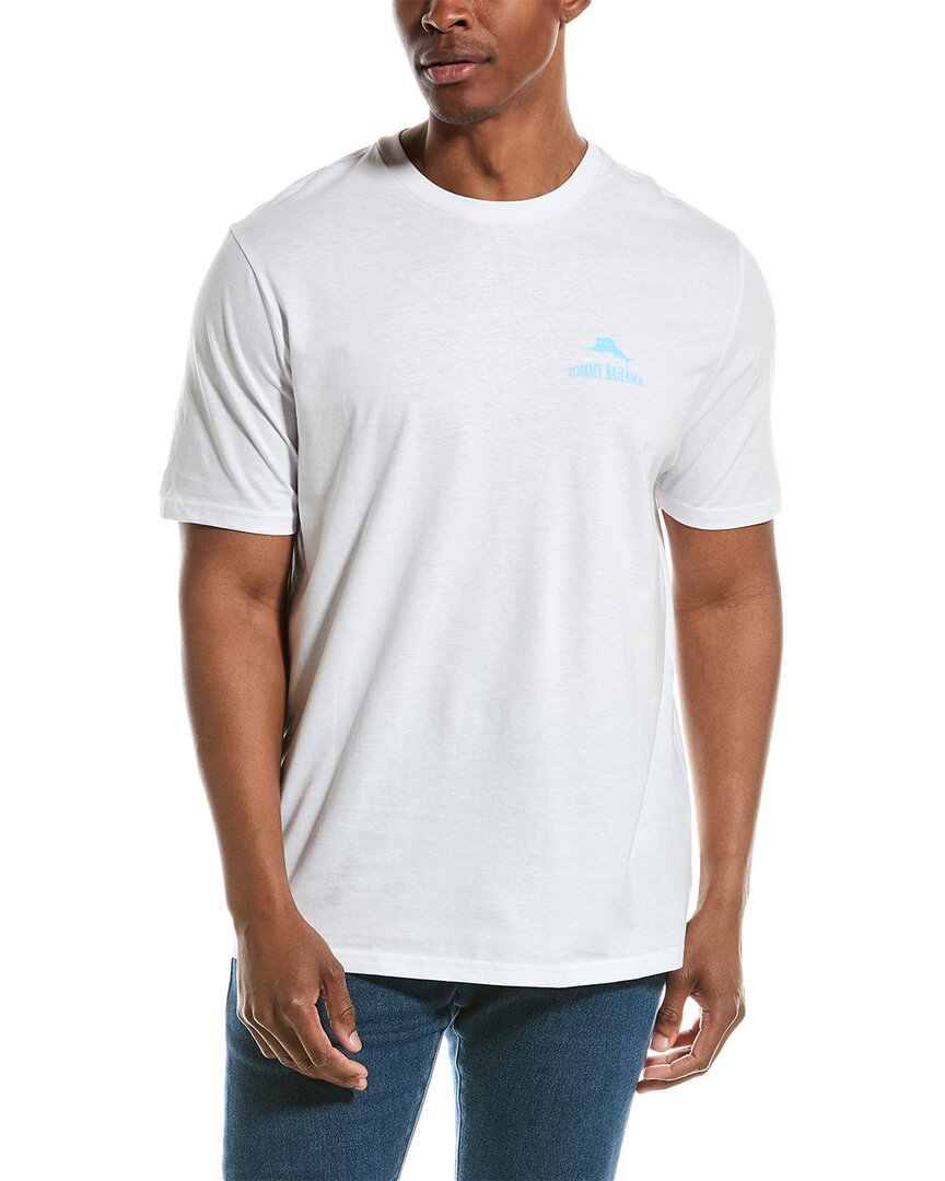Tommy Bahama Social Distancing T-shirt In White