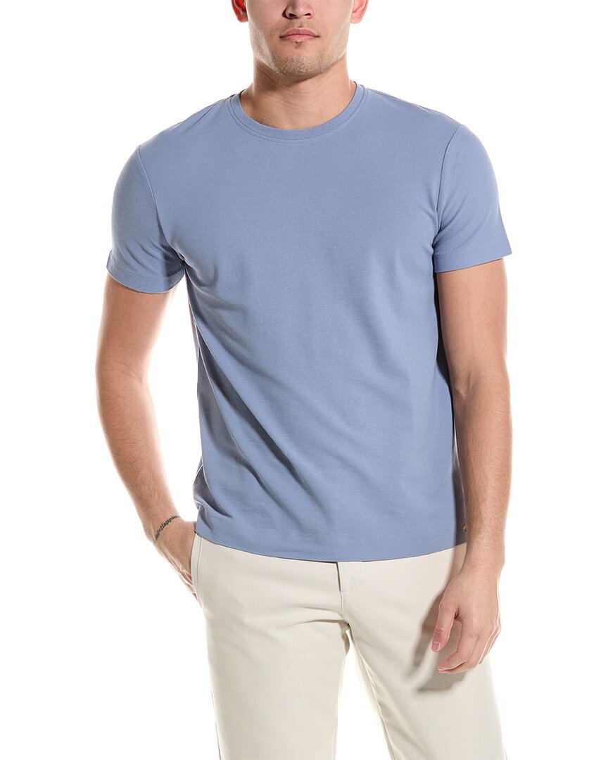 Robert Talbott Dean Crepe T-shirt In Blue