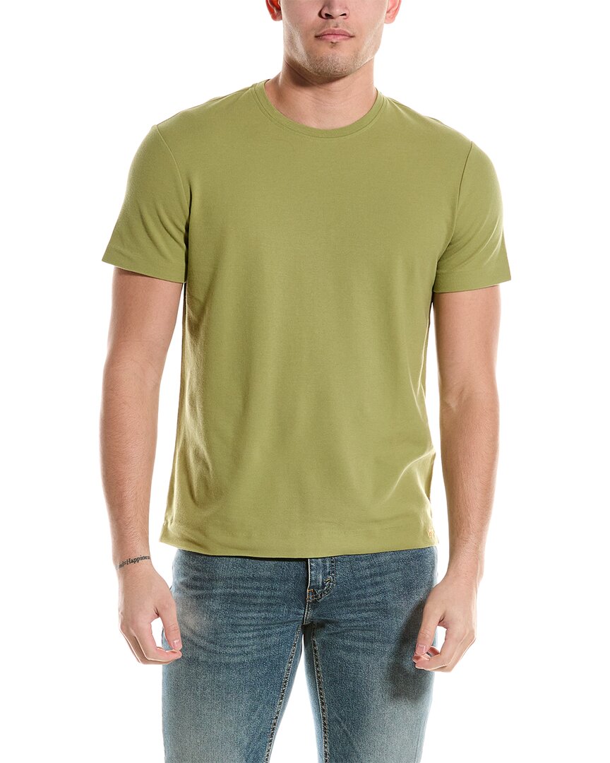 Robert Talbott Dean Crepe T-shirt In Green