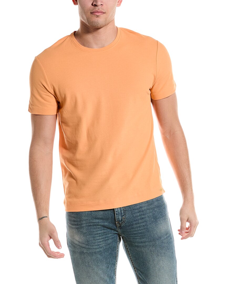 Robert Talbott Dean Crepe T-shirt In Orange