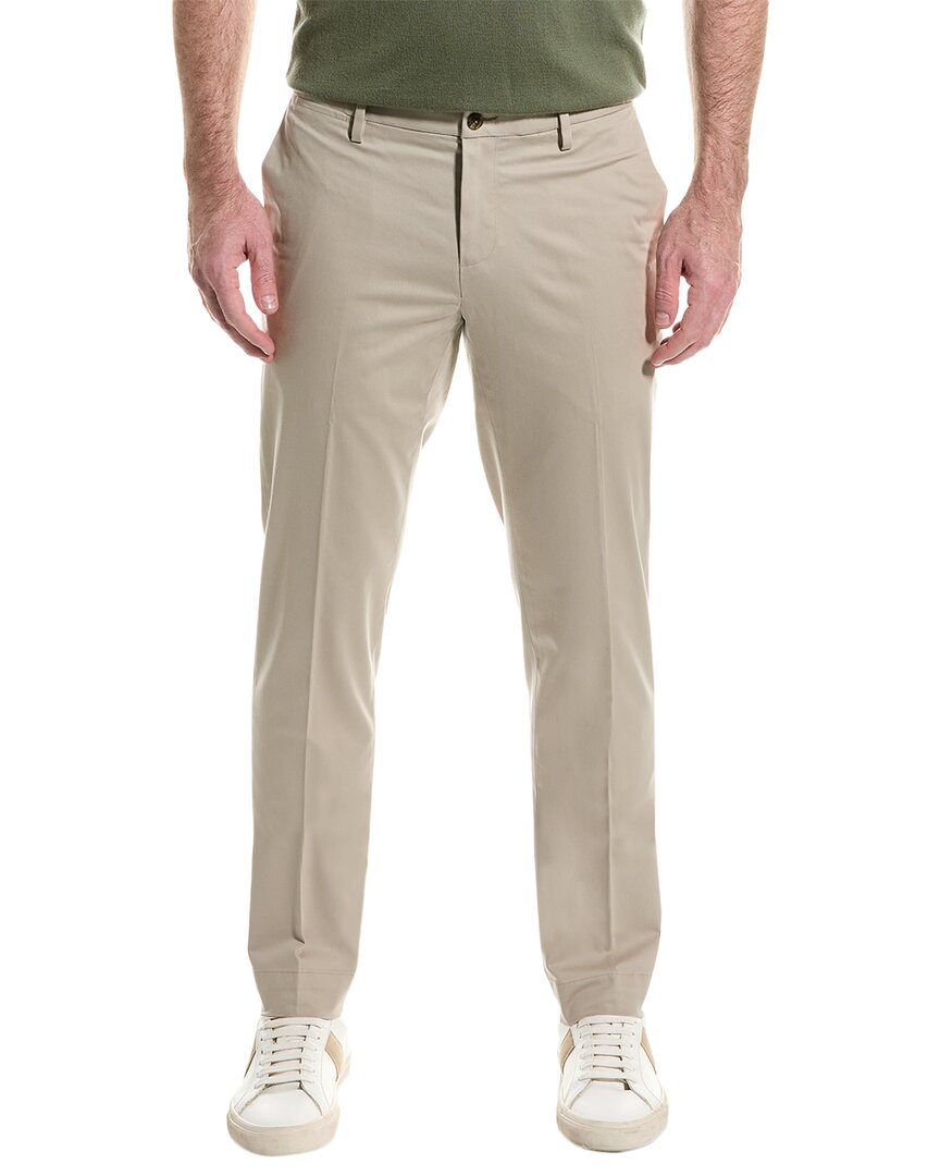 Shop Brooks Brothers Soho Chino In Grey