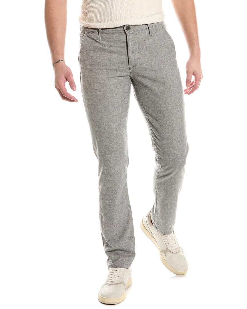 Shop Ag Jeans Marshall Slim Chino In Grey