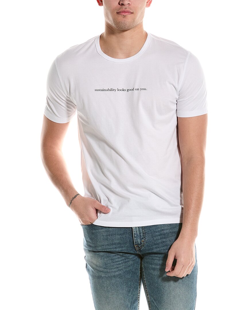 Shop Ag Jeans Anders Classic Fit T-shirt In White