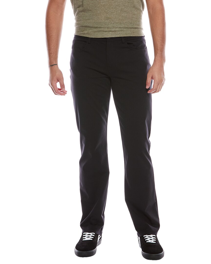 7 For All Mankind The Straight Tech Pant In Black