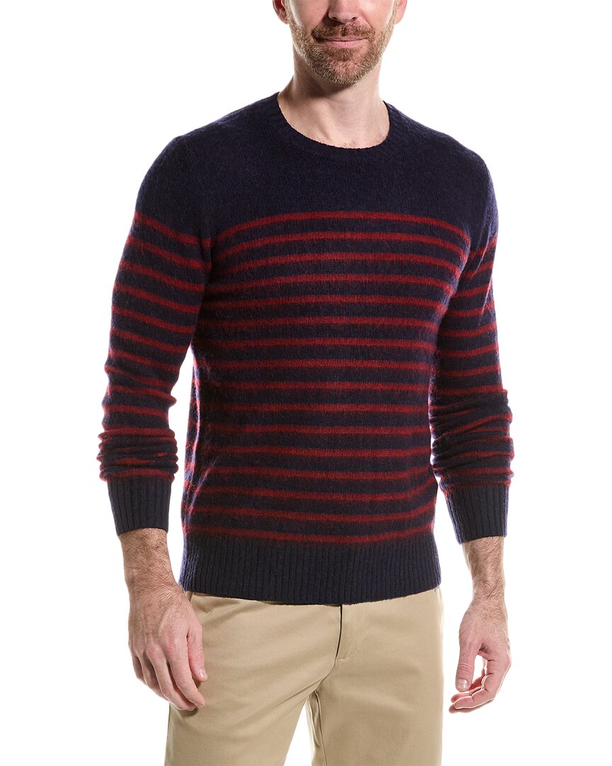 Shop Brooks Brothers Wool Sweater In Blue