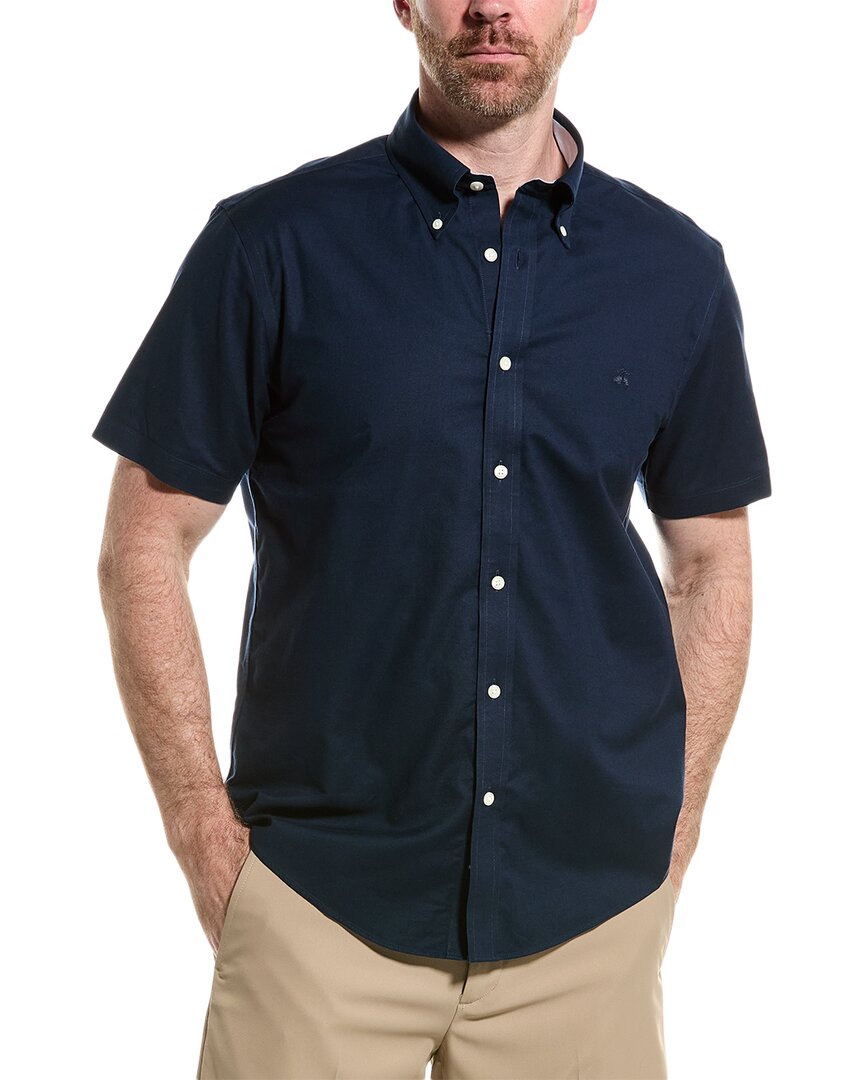 Brooks Brothers Regular Oxford Shirt In Blue