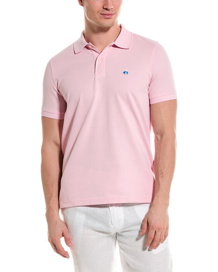 Brooks Brothers Slim Fit Performance Polo Shirt In Pink