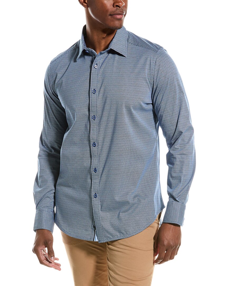 Shop Robert Graham Liotta Classic Fit Shirt In Blue