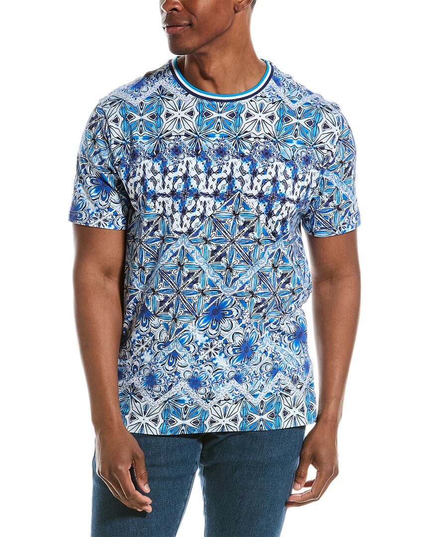 Shop Robert Graham Milan Classic Fit T-shirt In Blue