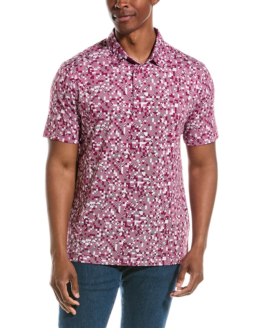Shop Robert Graham Wooderson Classic Fit Polo Shirt In Purple