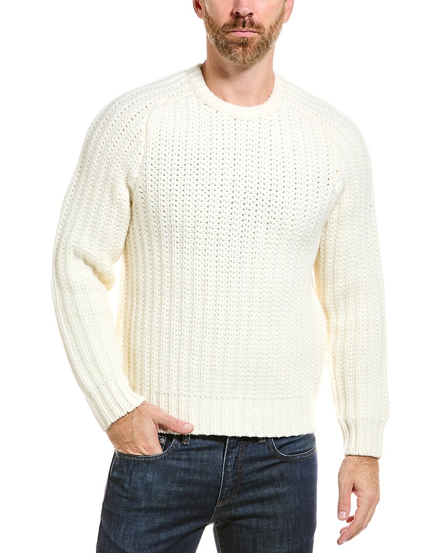 VINCE CABLE CREWNECK WOOL & CASHMERE-BLEND SWEATER