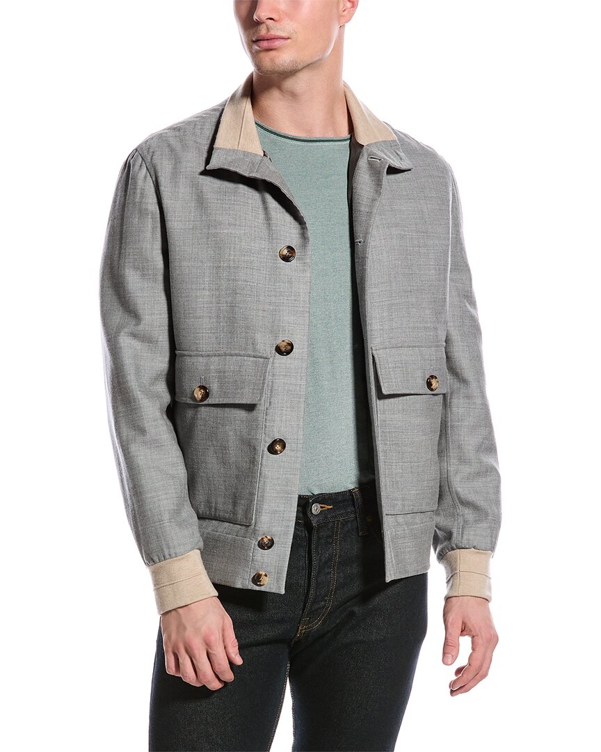 Shop Brunello Cucinelli Cashmere-blend Jacket
