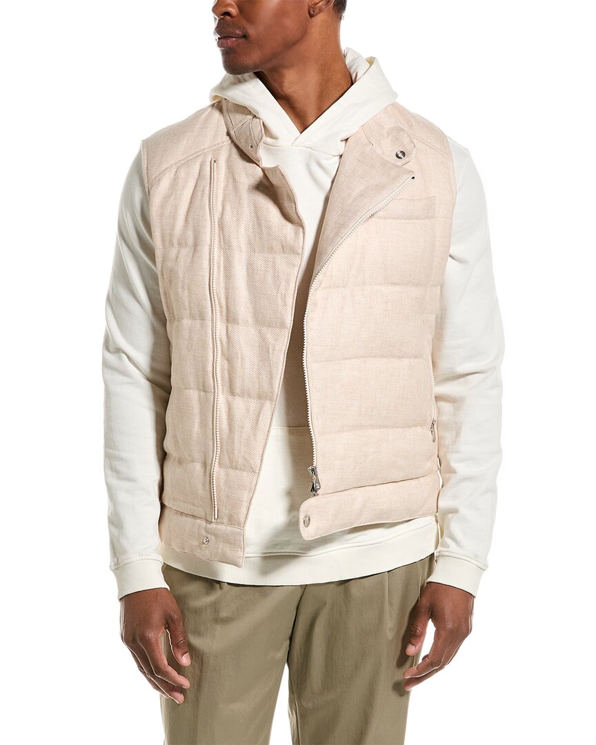 Shop Brunello Cucinelli Linen & Wool-blend Jacket