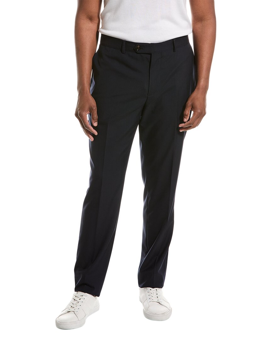 Shop Brunello Cucinelli Traditional Fit Wool Pant