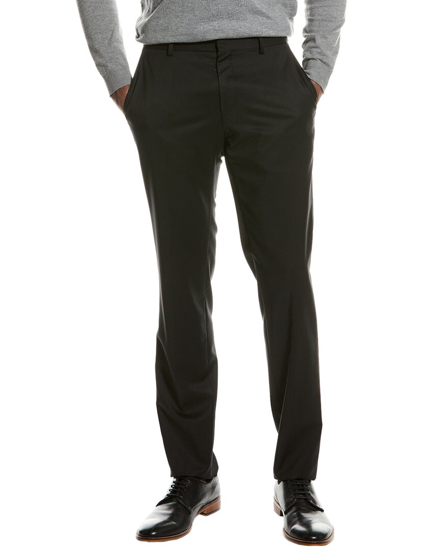 Boss By Hugo Boss Boss Hugo Boss Genius Slim Fit Wool Pant In Black