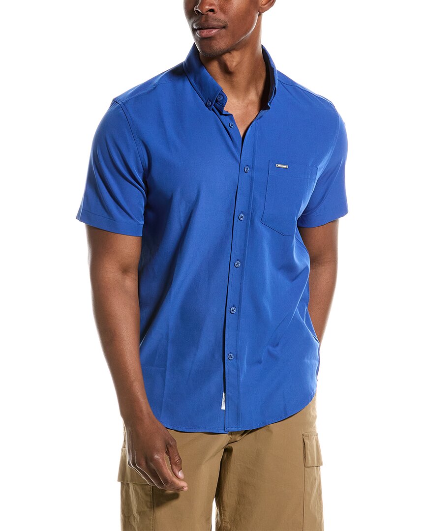 Vintage Summer Stretch Shirt In Blue