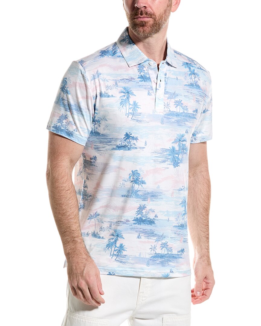Endless Summer Performance Polo Shirt In Blue