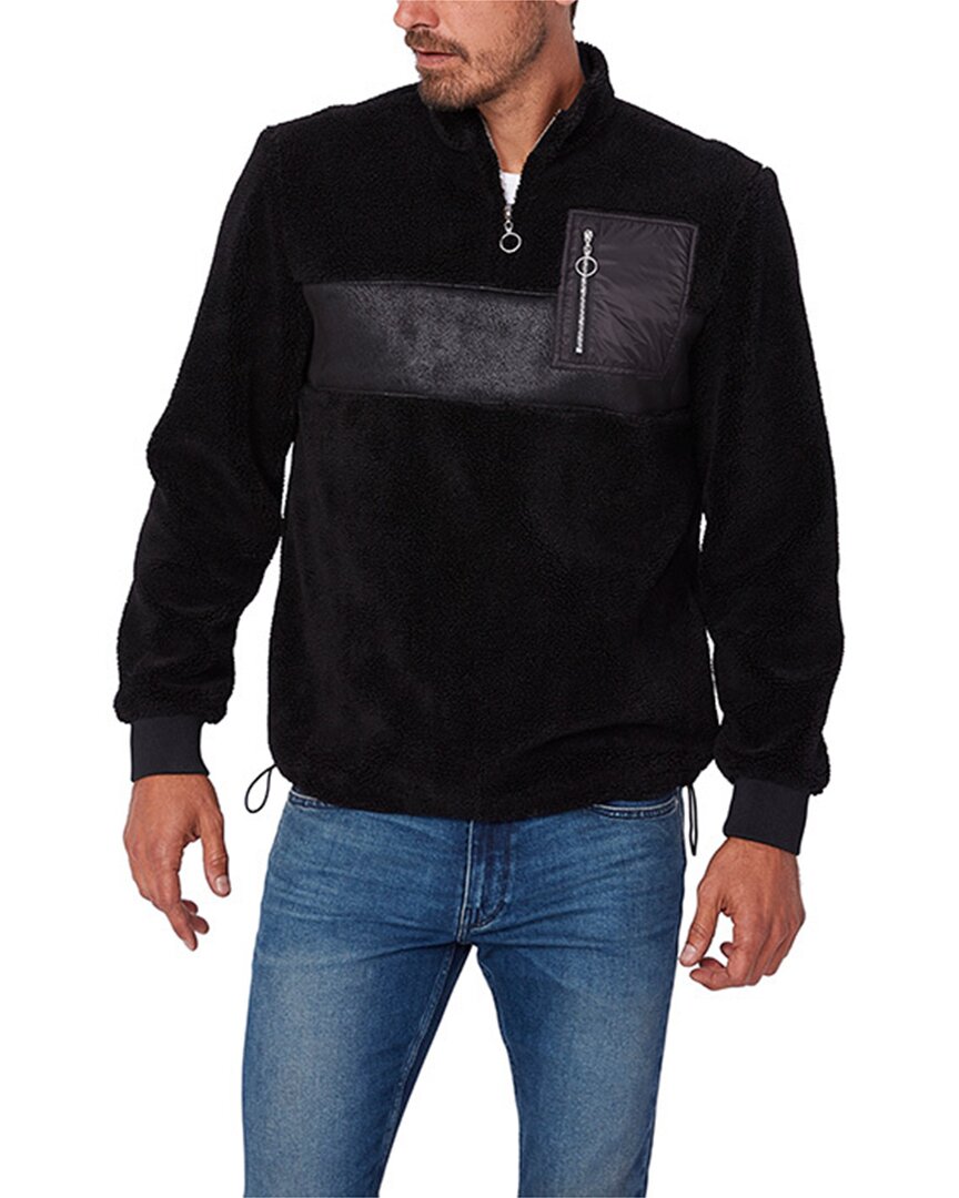 Paige Hartson Zip Pullover In Black