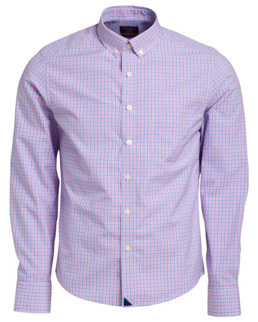 Shop Untuckit Slim Fit Luxe Wrinkle-free Monroeville Shirt In Blue