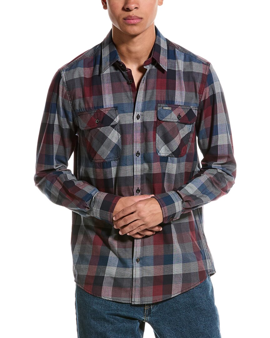 Point Zero Regular Finish Flannel Shirt In Blue