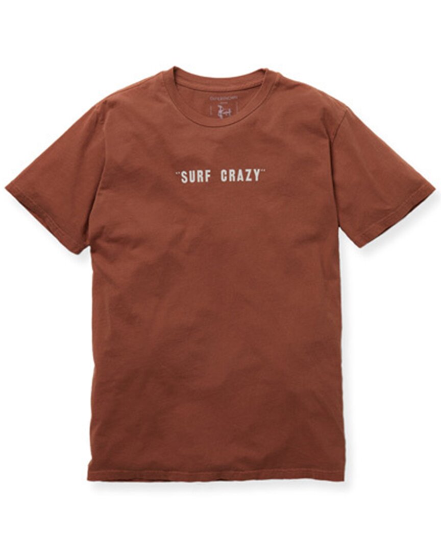 Shop Outerknown Surf Crazy T-shirt In Brown