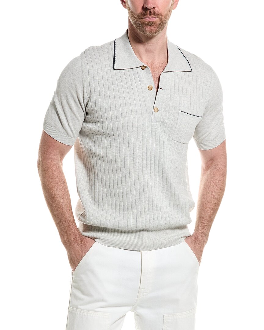 Brunello Cucinelli Polo Sweater In White