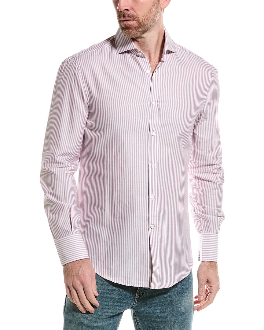 Brunello Cucinelli Basic Fit Shirt In Purple