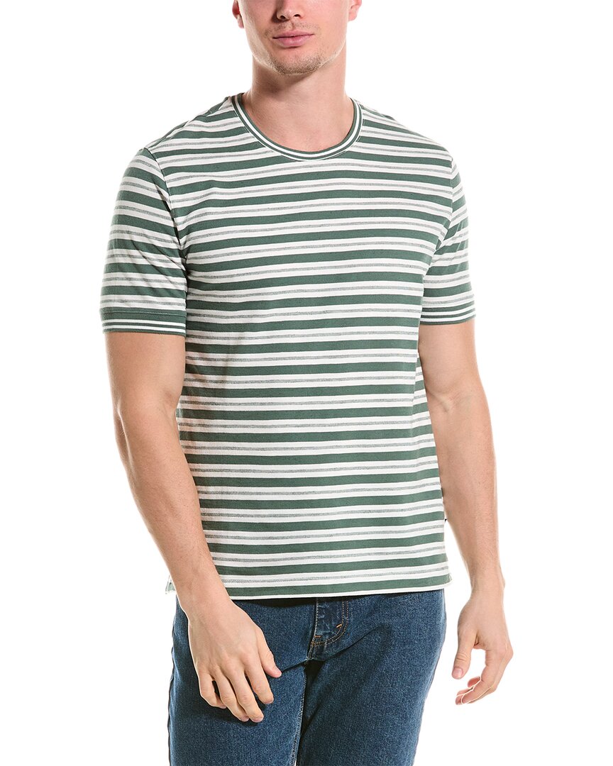 Shop Ted Baker Vadell Regular Fit Pique Linen-blend T-shirt