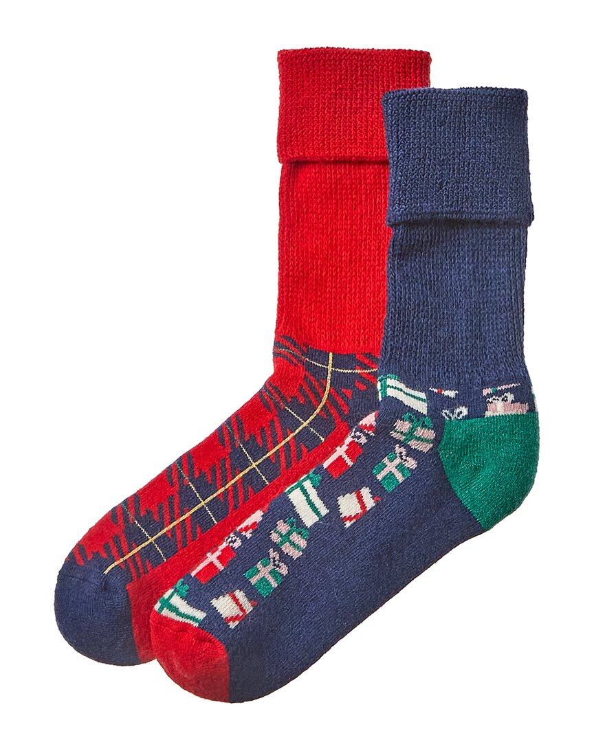 Shop Happy Socks 2pk Wool-blend Holiday Cozy Socks Gift Set