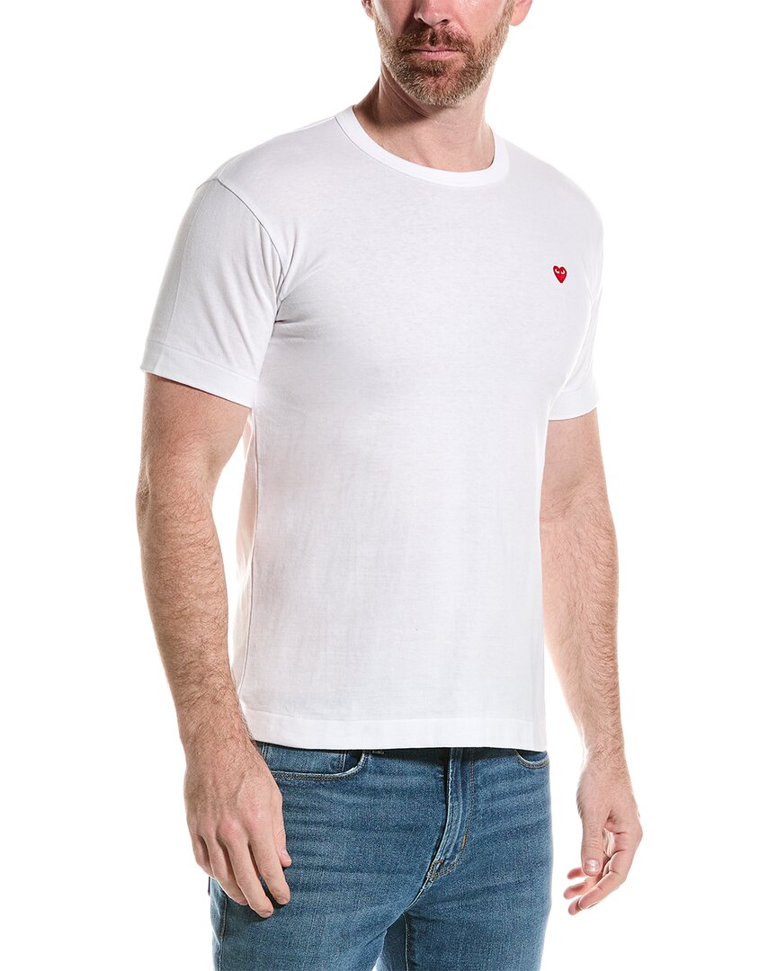 Shop Comme Des Garçons Comme Des Garcons Play T-shirt In White