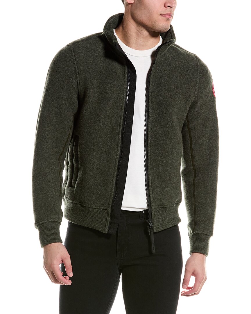 Canada Goose Wool-blend Jacket In Green