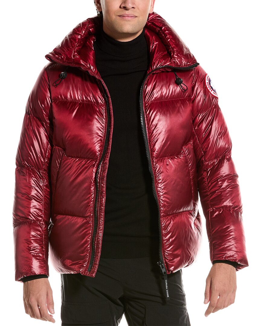 Canada Goose Crofton Puffer Jacket In Red